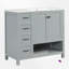 Meuble-lavabo simple 36 po avec comptoir en céramique-307642193-307642196