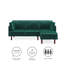Auryon Small Double 204.5cm Velvet Futon Sofa-2093348272