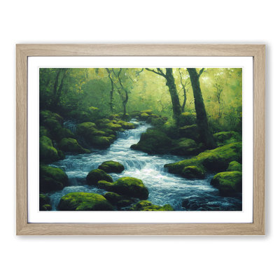 Mysterious Forest Stream Vol.4 - Single Picture Frame Print