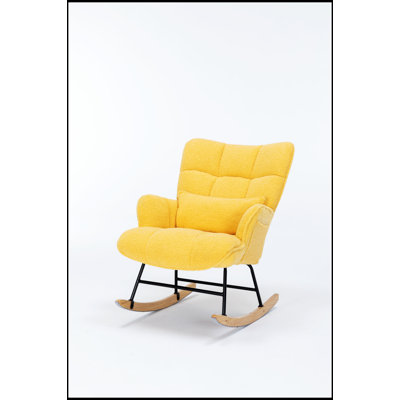 Comfortable High-Backrest Nursery Rocking Chair for Relaxation and Bonding, Perfect for Soothing Moments