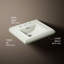 Memoirs®  Pedestal Tall Bathroom Sink with Overflow-10939876-19195566