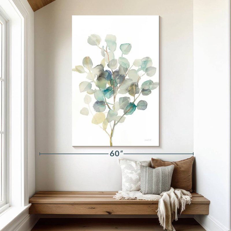 Harnek eucalyptus blanc I, H 51 po x l 34 po