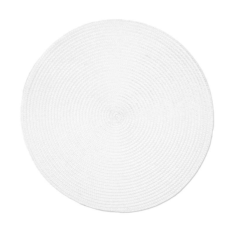 Polypropylene Plastic Placemat, White