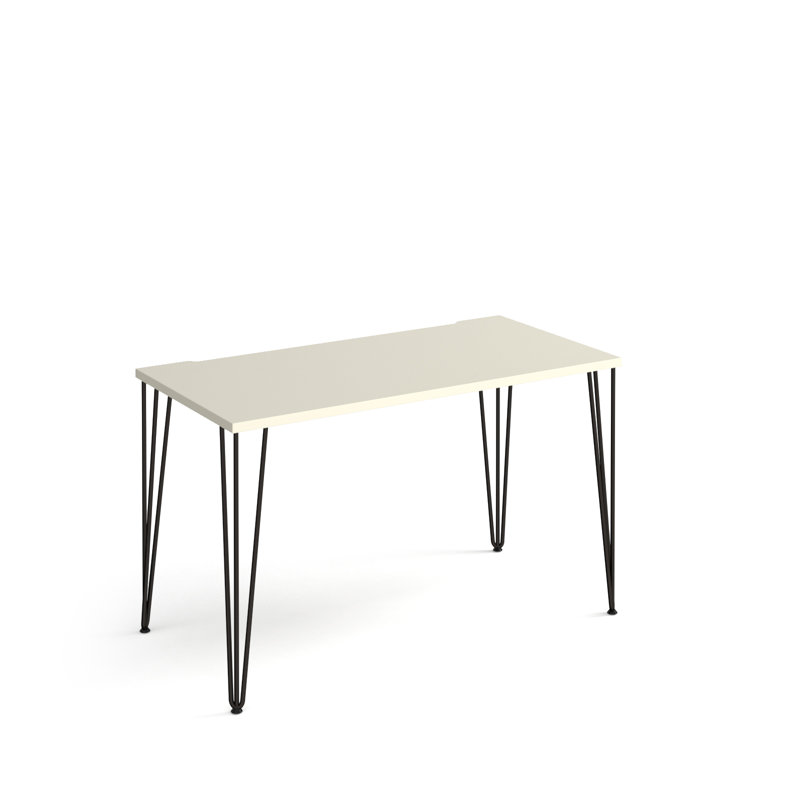 Anek Computer Desk, 730cm H x 1200cm W x 600cm D, White
