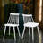 Osblek Farmhouse Polypropylene Spindle-Back Dining Chairs-646455726