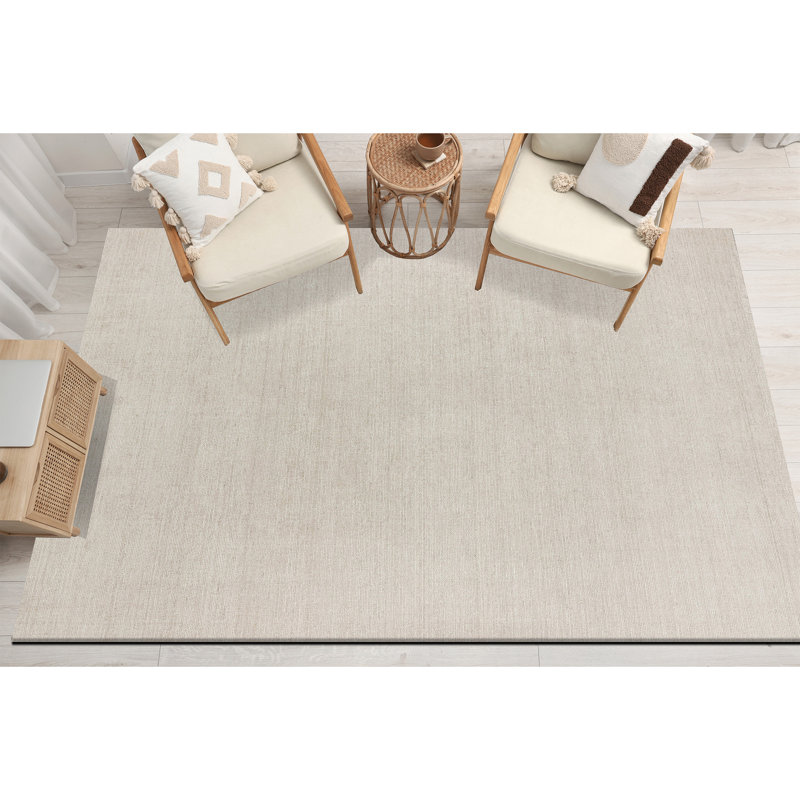 Area Rug in Cream, Rectangle 8' x 10'