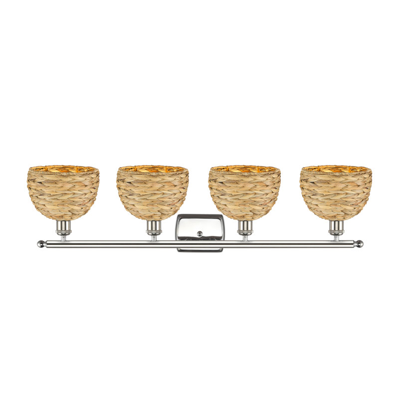 Bedinotti 4 - Light Dimmable Vanity Light, Polished Nickel