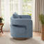 Fauteuil demi-tonneau moderne pivotant avec dossier ouvert-652721212