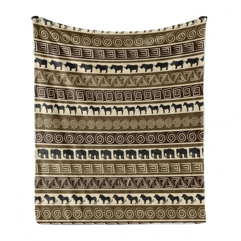 Hand Woven Throw Blanket, 60" W x 80" L