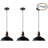 Reina 3 - Light Matte Black Pendant