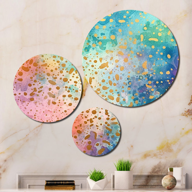 Abstract Wall Decor on Metal