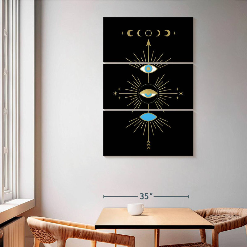 Adella Evil Totem Eye, 65" H x 42" W