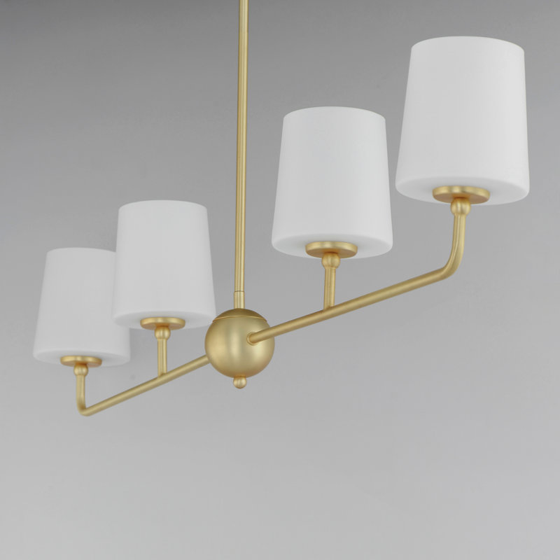 Bristol 4 - Light Satin Brass Unique/Statement Pendant, Satin Nickel