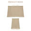 Royal Designs, Inc. BSO-756-16LNBG-2, abat-jour rectangulaire souple, (7 x 14) x (9 x 16) x 11, lin beige, paquet de 2-1877671157-1877671162