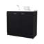 Base de meuble-lavabo à 2 portes avec tablette intérieure-60220959