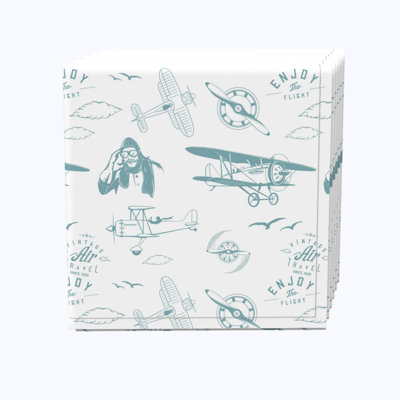 100% Cotton Kids Square Napkin
