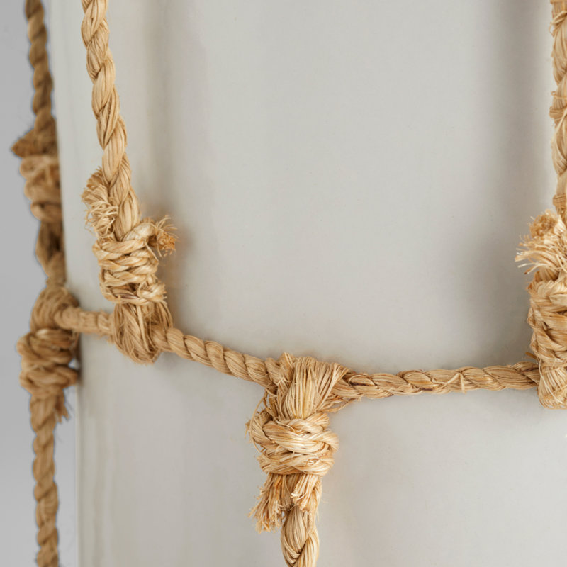 Antrea Handmade Ceramic / Porcelain Table Vase, 15.5" H x 9.25" W x 9.25" D