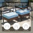 5-Person Outdoor Patio Conversation Set With Fire Pit Table-1586470749-1345637478