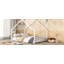 Lit double pleine grandeur en métal, blanc-615362860-615362861