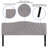 Ciriaca Arched Button Tufted Upholstered Headboard-1636055535-1636055534