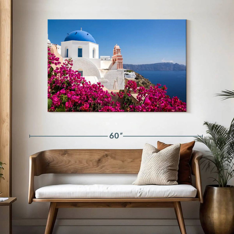 Ravi Santorini Cycladic Architecture, 32" H x 48" W