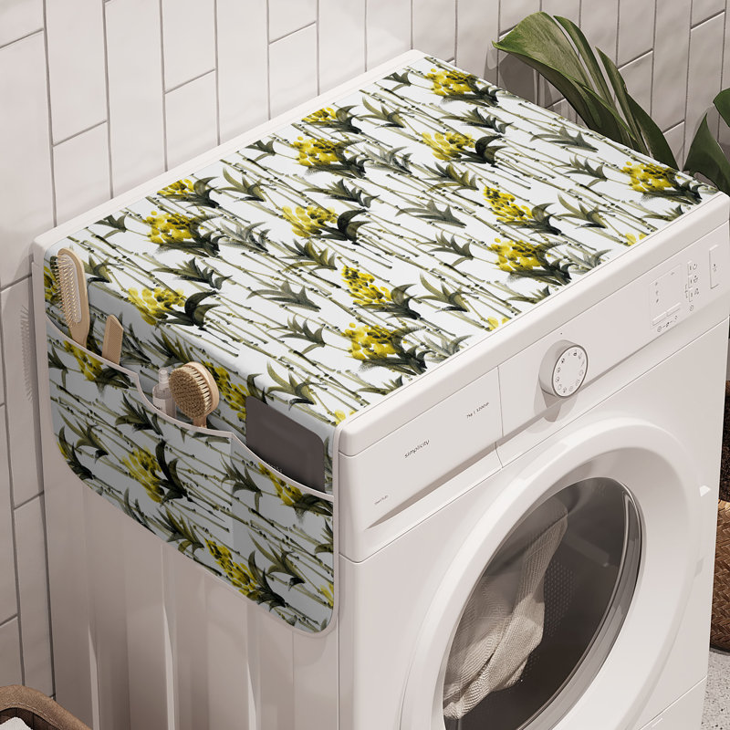 Paquet de 2 moutarde vert olive de 47 po x 18,5 po East Urban Home Botanical