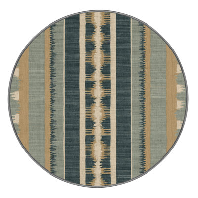 Tapis lavable à rayures Yucca Southwestern