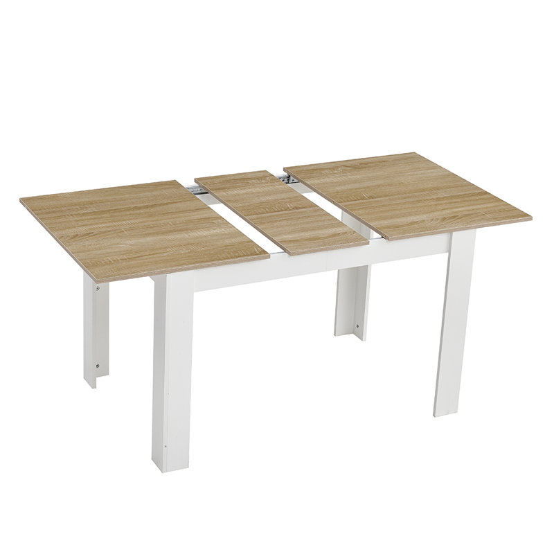 4 -Person Dining Set, White Velvet Chairs#4