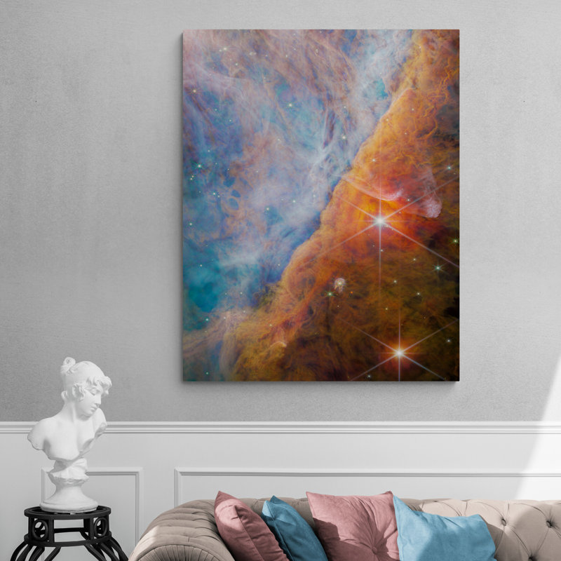 NASA James Webb Telescope Orion Bar - Print on Canvas, 61cm H x 41cm W x 4cm D