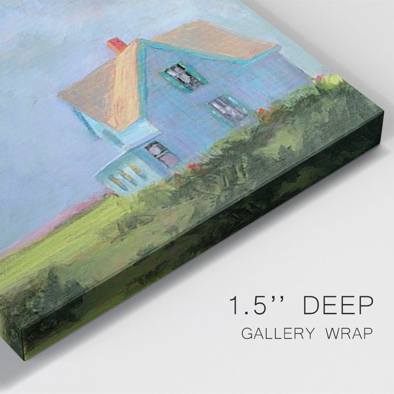 " Blue Cape ", 18" H x 12" W x 1" D