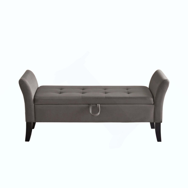 Banc rembourré Encinal, gris