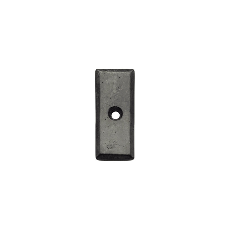 Metal Knob Backplate, Silicon Bronze Dark Lustre