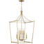 Luminaire pour vestibule à huit lumières New-1515876364