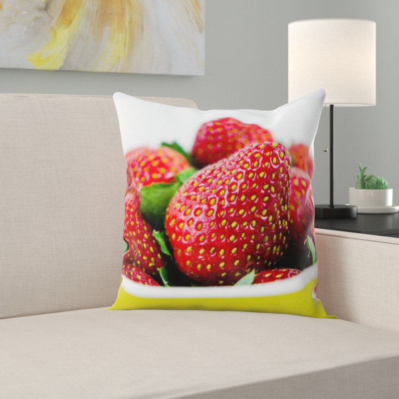Coussin fraise