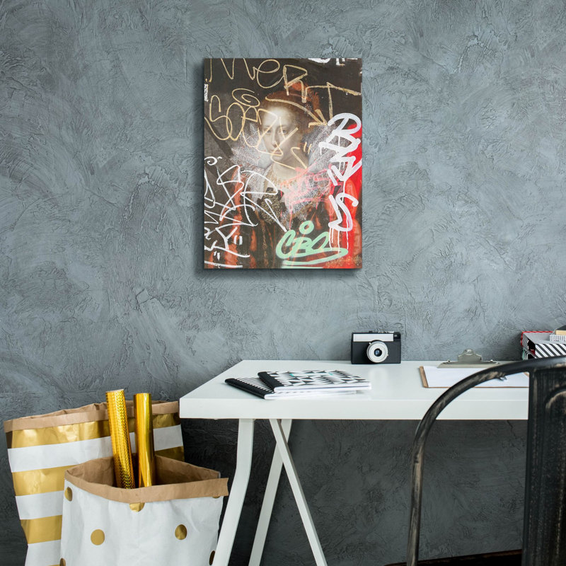 «Portrait of a Young Lady» par Irena Orlov, art mural sur toile, H 16 po x l 12 po x P 0,75 po