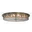 Rustic Lodge 12 - Light Flush Mount