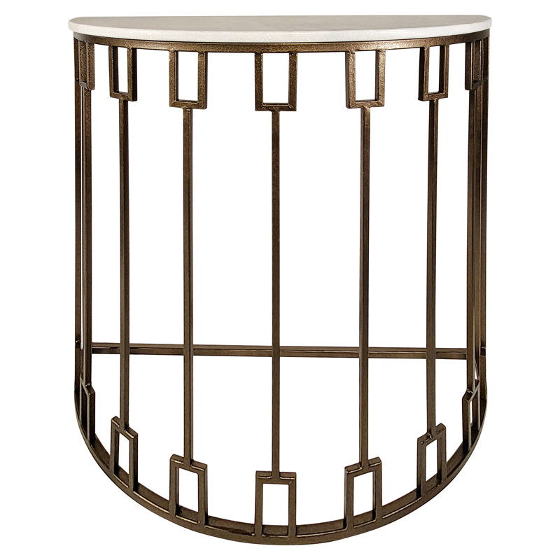 Morris, Marbre de Carrare, Laiton bronzé