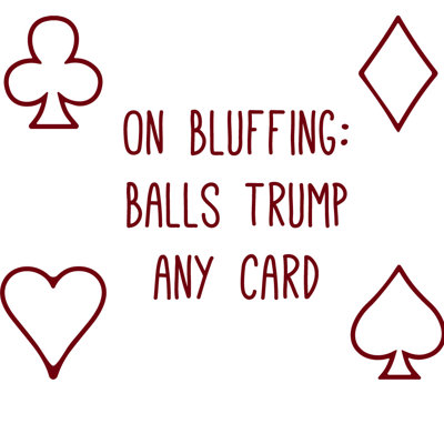 Décalcomanie murale balles de bluffing prend