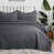 Motif géométrique gris anthracite