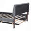 Lit plateforme tapissier Teddy-1455456550