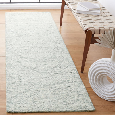 Iconium Hand Tufted Indian Wool And Cotton With Latex Solid Color Rug