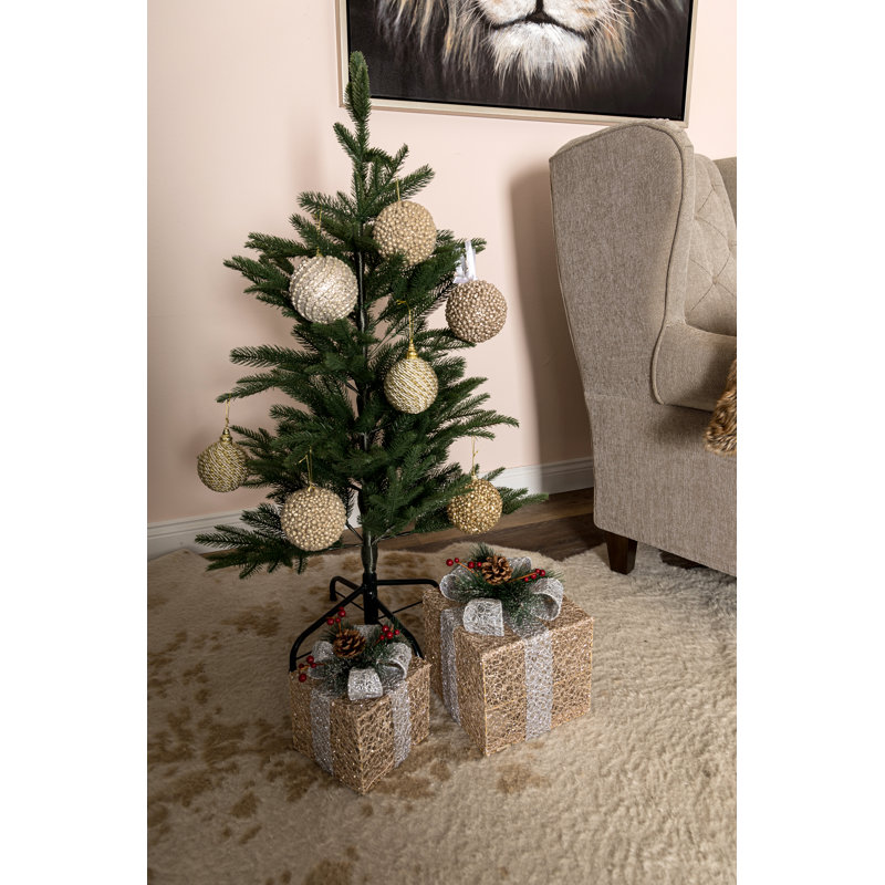 3.28' H Artificial Pine Christmas Tree
