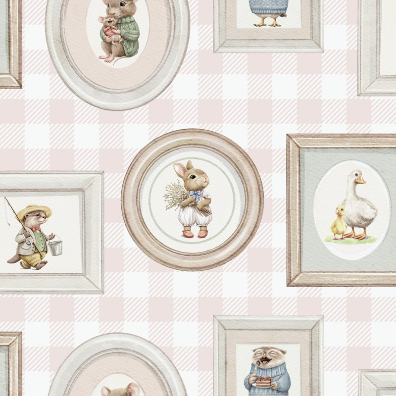 Papier peint Woodland Gallery, Rose