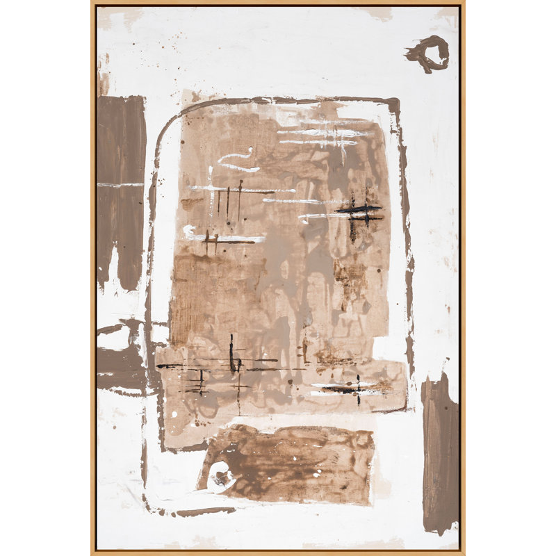 California Contemporary 2 Print, Gold Framed, 41" H x 27" W