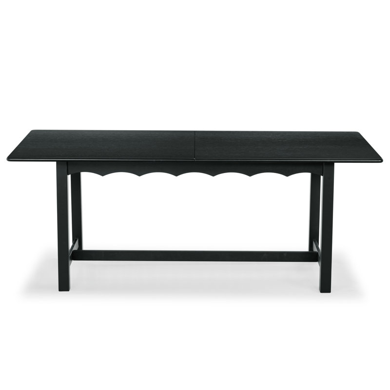 Rhylee Extendable Dining Table, Black