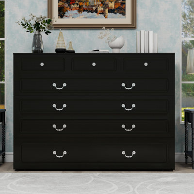Modern Queen Murphy Bed with Storage & Built-in Charging Station - Space-Saving, Mattress Included, Black