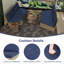 Ensemble de conversation modulaire 4 pièces avec coussins-2126384576