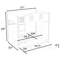 Wooden Bunk Bed with Trundle, Shelves and Guardrails-1097142384
