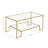 Aubre 39.4" W Rectangle Glass Top Coffee Table with Storage-957661746