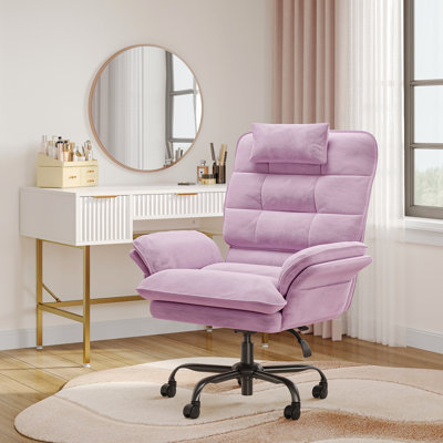 Fauteuil de direction ergonomique pivotant avec appui-tête Labelle